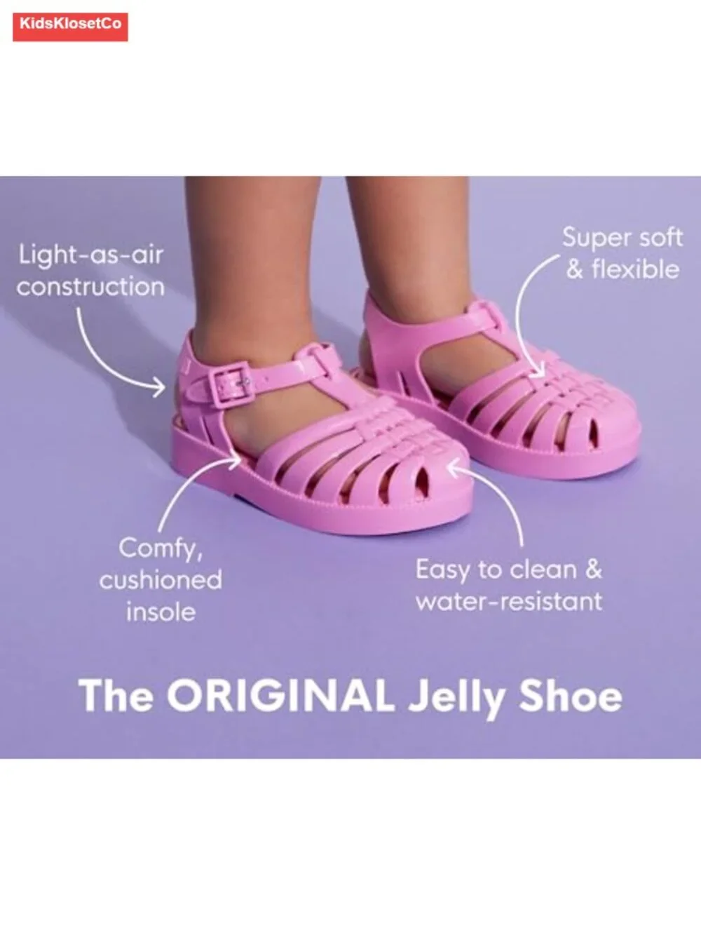 Ultragirl II Mary Jane Flat Toddler Lightweight Jelly Shoe